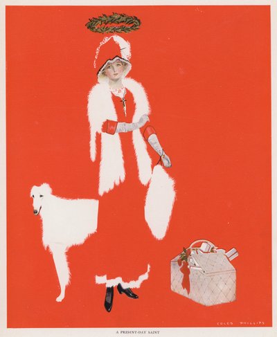 Coles Phillips lány, egy mai szent (színes litó) alkotó: C. Coles Phillips