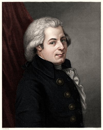 Mozart, 1777, 19. század. alkotó: C. Cook