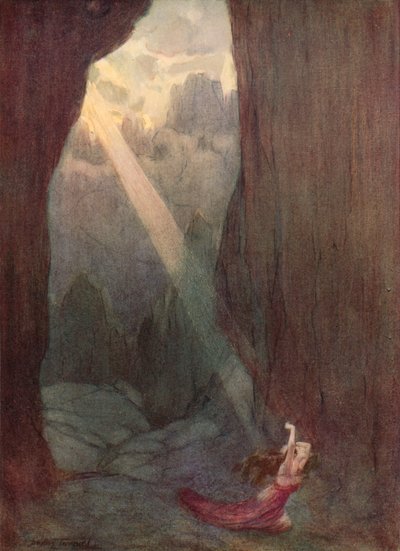 A völgyön keresztül (színes litó) alkotó: C. Dudley (after) Tennant