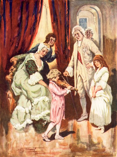 Királyi közönsége szívének megnyerése (színes litó) alkotó: C. Dudley Tennant