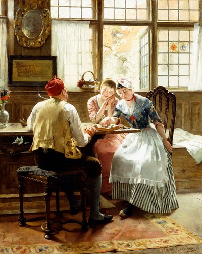 Dámajáték, alkotó: C. Hendrick Nordenberg