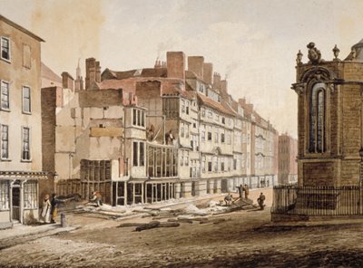 Strand, Westminster, London, 1810 alkotó: C John M Whichelo