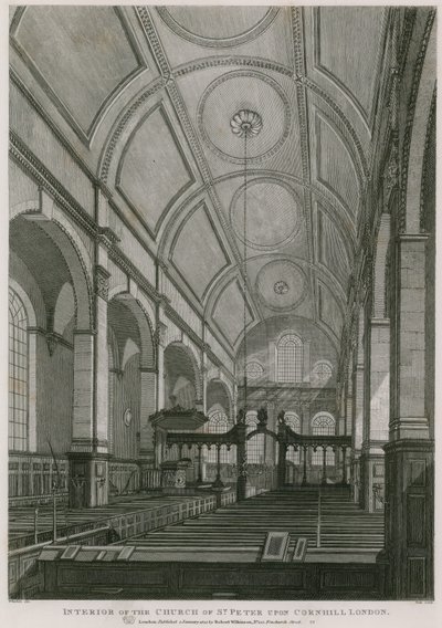 Szent Péter templom Cornhillben, London alkotó: C. John Mayle Whichelo