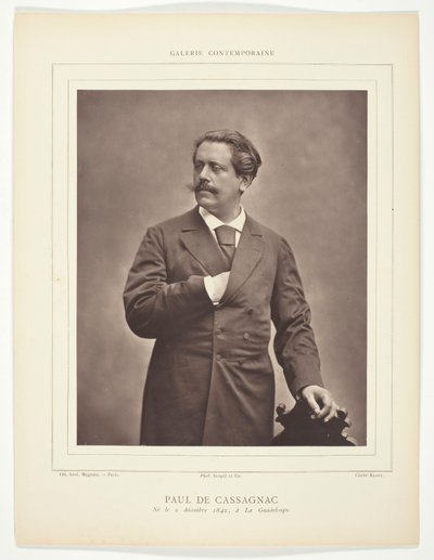 Paul de Cassagnac (francia író és politikai újságíró, 1842-1904) alkotó: C. Klary