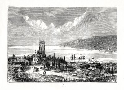 Jalta, Dél-Ukrajna, 1879. alkotó: C. Laplante