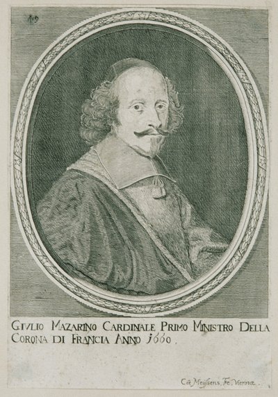 Jules Mazarin bíboros alkotó: C. Mejssens