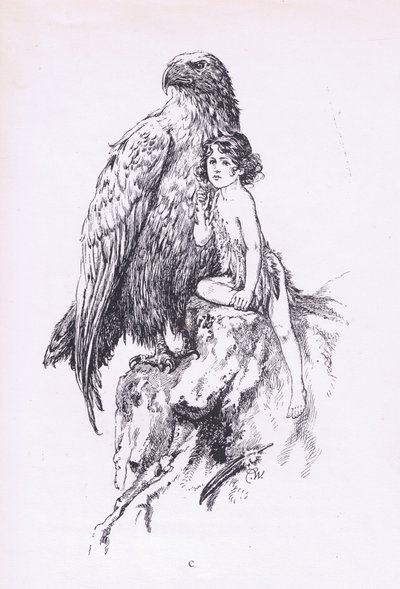 A szobalány és a sas, a The Child of the Air pub.by Duckworth alkotó: C. Wilhelm