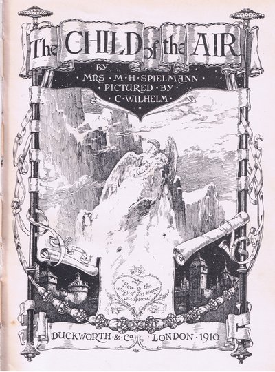 Címlaptervezés, a The Child of the Air pub.by Duckworth-től alkotó: C. Wilhelm