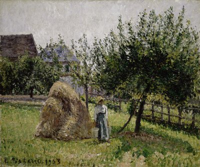 Almafák Eragnyban, napsütéses reggel, 1903 alkotó: Camille Jacob Pissarro