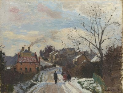 Fox Hill, Felső-Norwood. 1870 alkotó: Camille Jacob Pissarro