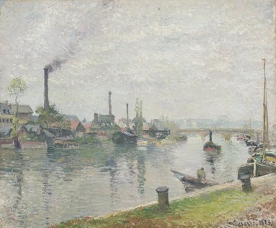 LIIle Lacroix, Rouen, 1883 alkotó: Camille Jacob Pissarro