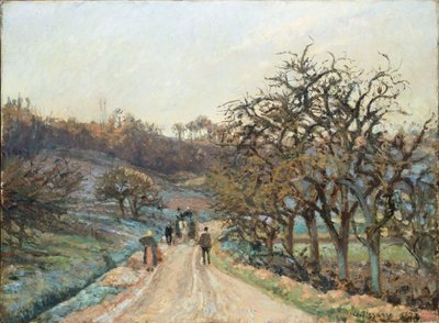 Gyümölcsöskert d"Osny közelében, Pontoise, 1874 alkotó: Camille Jacob Pissarro