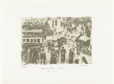 Place du Havre Place du Havre Párizsban a Z-n (cím az objektumon) alkotó: Camille Jacob Pissarro