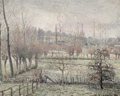 Hóeffektus Eragnyban, 1894 alkotó: Camille Jacob Pissarro