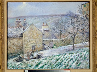 Hóhatás az Ermitázsban. Camille Pissarro (1830-1903) festménye alkotó: Camille Jacob Pissarro
