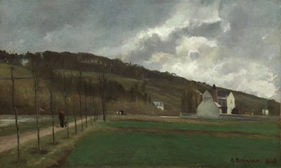 A Marne partja télen, 1866 alkotó: Camille Jacob Pissarro