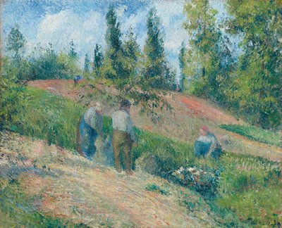 Az aratás, Pontoise, 1880 alkotó: Camille Jacob Pissarro