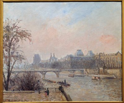 A Szajna és a Louvre 1903-ban Camille Pissarro (1830-1903) festménye 1903 V. 0,46x0,55 m Párizs, Muse d