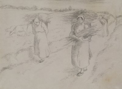 A gallygyűjtők, 1896 körül alkotó: Camille Jacob Pissarro
