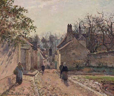 A Village Street, Louveciennes alkotó: Camille Pissarro