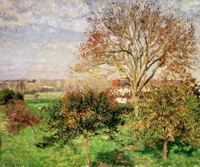 Őszi reggel Èragnyban, 1897 alkotó: Camille Jacob Pissarro