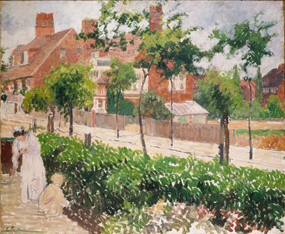 Bath Road, London, 1897 alkotó: Camille Pissarro