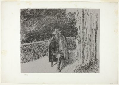 Koldus mankóval alkotó: Camille Pissarro