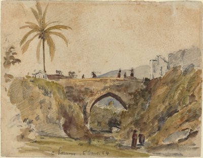 Híd Caracasban alkotó: Camille Pissarro