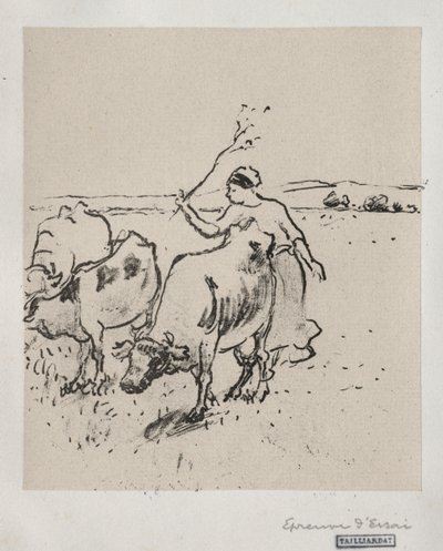 Tehénpásztor alkotó: Camille Pissarro