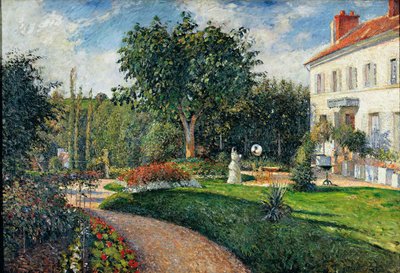A les Mathurins kertje Pontoise-ban alkotó: Camille Pissarro