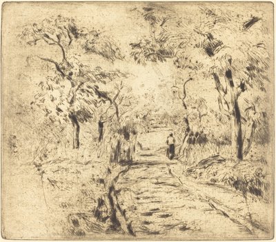 In the Fields at Ennery (Dans les champs, a Ennery) alkotó: Camille Pissarro