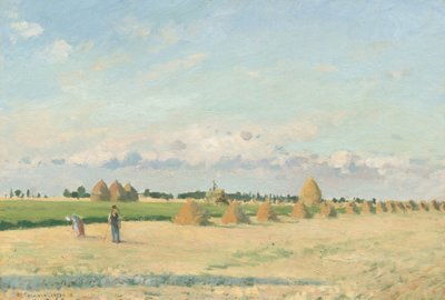 Táj, Ile de France, 1873. alkotó: Camille Pissarro