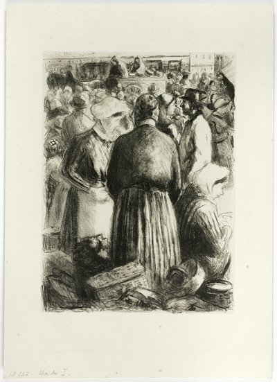 Pointoise-i piac alkotó: Camille Pissarro