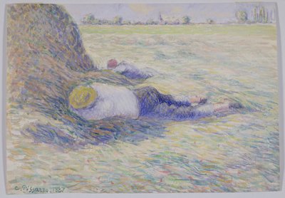 Déli pihenő alkotó: Camille Jacob Pissarro