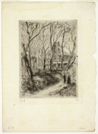 Pontoise-i ösvény alkotó: Camille Pissarro