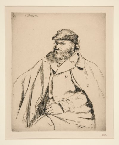 Paul C?zanne (C?zanne portréja) alkotó: Camille Pissarro