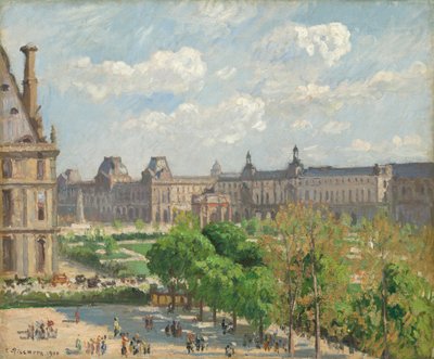 Place du Carrousel, Párizs, 1900. alkotó: Camille Pissarro