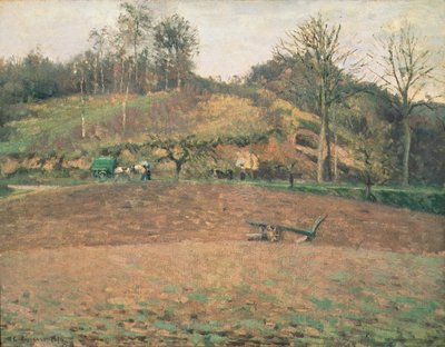 Szántóföld alkotó: Camille Jacob Pissarro