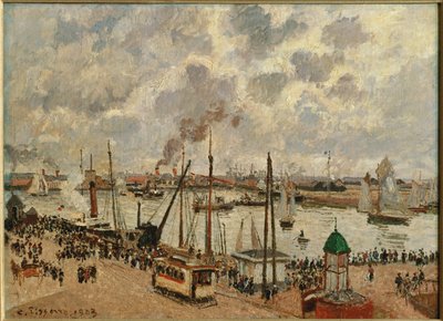 Port du Havre ... (olaj, vászon) alkotó: Camille Pissarro