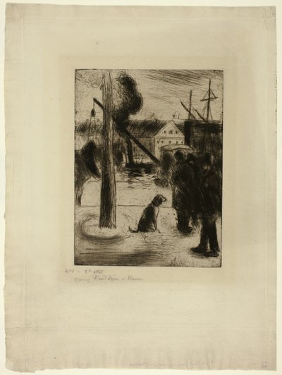 Séta Rouenben: Cours Boieldieu alkotó: Camille Pissarro