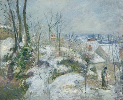 Rabbit Warren Pontoise-ban, Snow alkotó: Camille Pissarro
