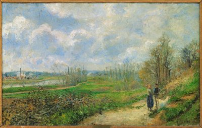 Serre du chou, Pontoise közelében (olaj, vászon) alkotó: Camille Pissarro