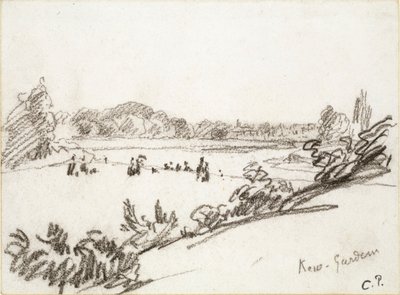 Tanulmány a Kew Gardensről, 1890-es évek alkotó: Camille Pissarro
