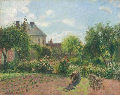 A művész kertje Eragnyban, 1898. alkotó: Camille Pissarro