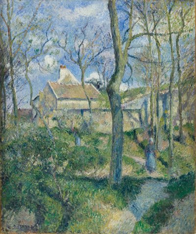 Az út a Les Pouilleux-ba, Pontoise-be alkotó: Camille Pissarro
