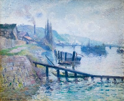 A Szent Katalin domb Rouenben alkotó: Camille Pissarro