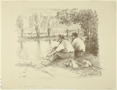 Csavargók alkotó: Camille Pissarro