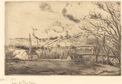 Pontoise látképe Pontoise látképe, 1885. alkotó: Camille Pissarro