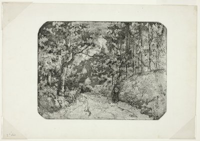 Erdős sáv Pontoise-nál alkotó: Camille Pissarro