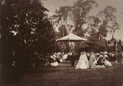 Fete Champetre az Orleans House-ban, Londonban alkotó: Camille Silvy